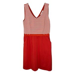 Boden Women's Belle Ponte Striped Sleeveless Dress Sz 10